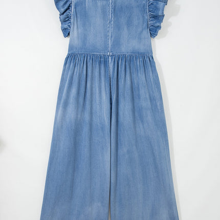 Bella Sleeve Wide Leg Jumpsuit