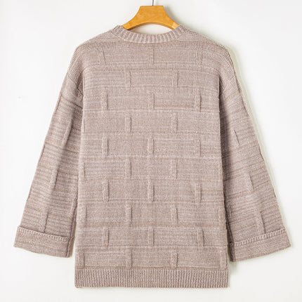 Athena Knit Open Front Chic Cardigan with Pockets