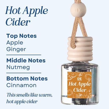 Hot Apple Cider Scented Car Freshener
